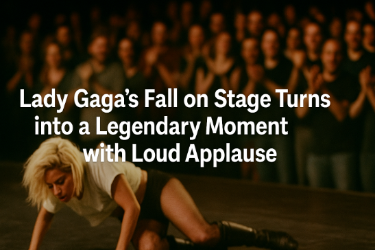 Lady Gaga’s Fall on Stage Turns into a Legendary Moment with Loud Applause